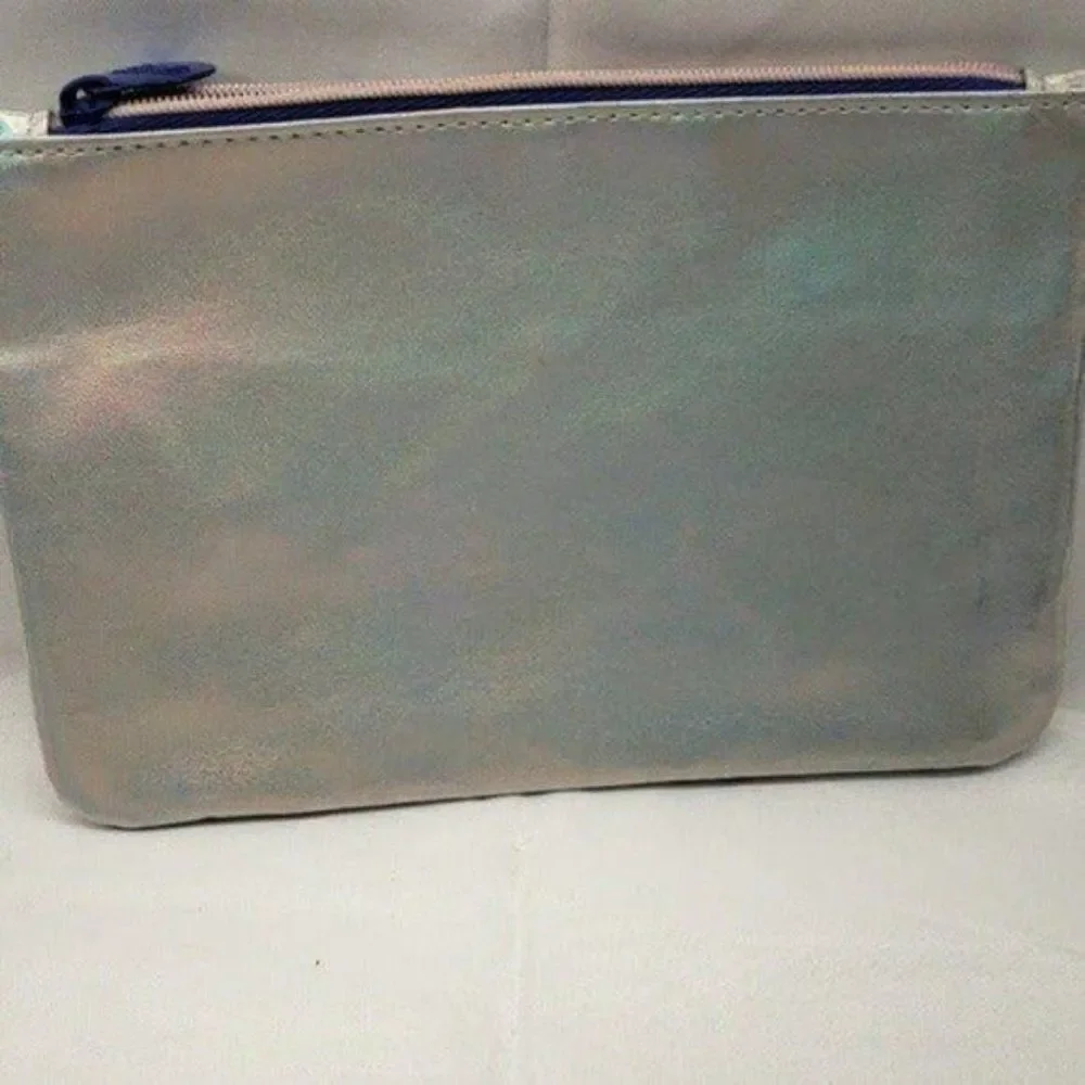 Ispy metallic umbrella makeup cosmetic‎ bag clutch